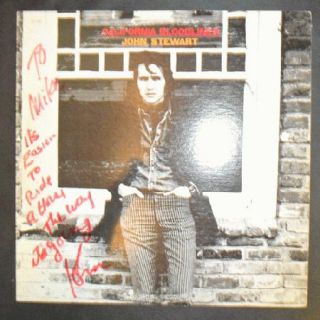 John Stewart California Bloodlines LP Signed Autograph COA Original  