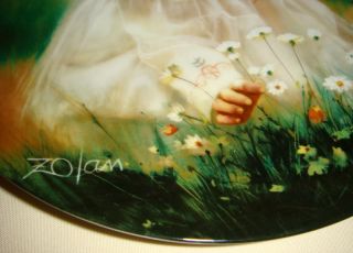 Donald Zolan Childhood Pretty Little Frilly Girl Plate  