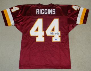 John Riggins Signed Autographed Washington Redskins 44 Jersey w HOF 92  