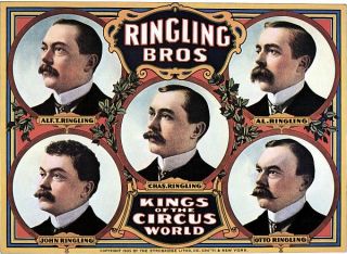 Kings of The Circus World Ringling Bros Posters  