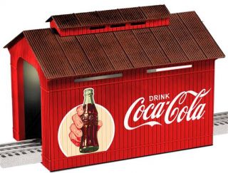 Lionel Coca Cola 12" Covered Bridge 6 37827  