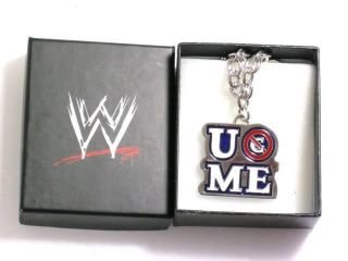 John Cena Can'T See Me Silver Pendant with Chain WWE  