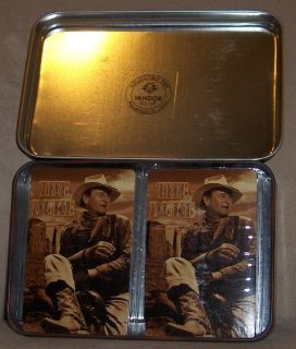 JOHN WAYNE American Legend The Duke Playing Cards in Collectible Tin  