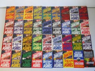 Complete Matching Set of William W Johnstone Ashes Series 1 36 Ben Raines  