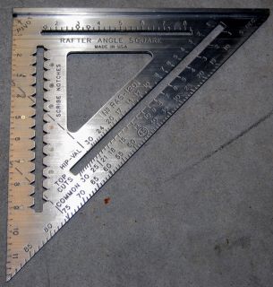 12" Rafter Angle Square by Johnson Level Tool Ras 1201  