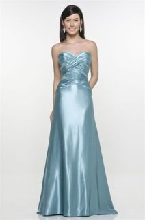 Sexy Strapless Aqua Prom Pageant Dress Evening Gown by Joli 8 10  