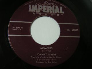 Johnny Rivers Memphis It Woulnn'T Happen with Me Rockabilly 45 Imperial Listen  