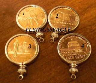 EASTERN STAR KEY CHAIN WITH 2009 LINCOLN CENT  
