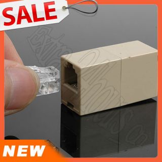 Promote RJ11 Female Telephone Phone Line Cable Coupler Connector Adapter Socket  