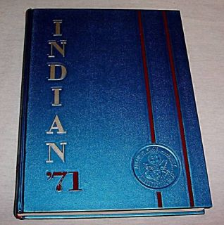 1971 Arkansas State University Jonesboro Original Hardcover Yearbook Indian  