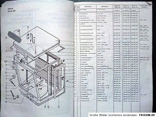 Original Mengele company spare parts list 67 pages  