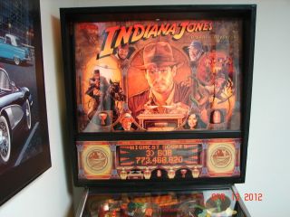 Indiana Jones Pinball Machine in My Home for 12 Years Great Condition  