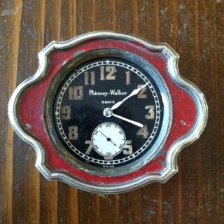 Antique Vintage Phinney Walker Dash Clock for A Model A Ford  