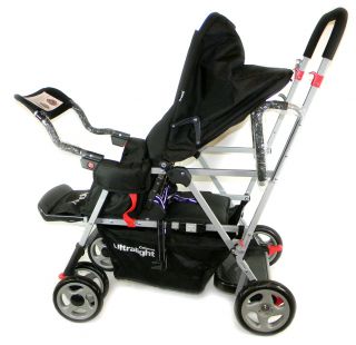 Joovy Caboose Ultralight Stand on Tandem Stroller Black 857   