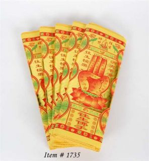 Joss Paper mudra Feng Shui Craft Art Collage 35 Sheets  
