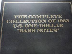 1963 Barr Notes One Dollar  