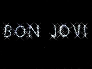 Bon Jovi Inspired Rhinestone Concert Hoodie Sweatshirt  
