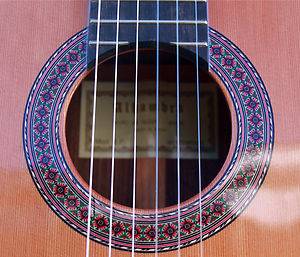 Alhambra 6P Classical Guitar with Case Mint Condition Made in Spain  