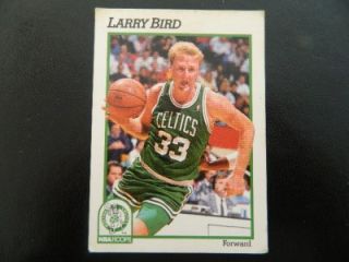 Larry Bird 1991 NBA Hoops Card 9 from Personal Collection  