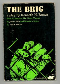 The Brig by Kenneth H Brown Off Broadway Play Script The Living Theatre RARE  