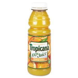 Tropicana 30107 100 Juice Orange 10 oz Plastic Bottle 24 Carton  