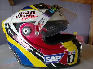 Juan Pablo Montoya Helmet NASCAR F1 Interlagos Race Worn Arai Target Ganassi  