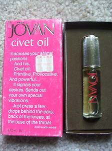 Vintage Jovan Civet Oil Perfume Fragrance Box Never Used Retro RARE  