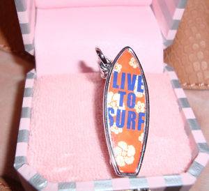 Juicy Couture Surfboard Charm  