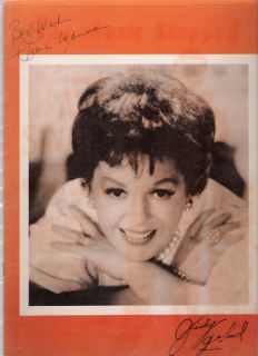 Judy Garland Souvenir Program Biography from The 60S
