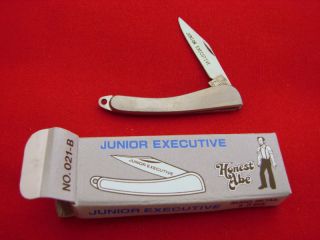 Parker Cutlery Honest Abe Knife Junior Executive 1985 #021 B NEW OLD