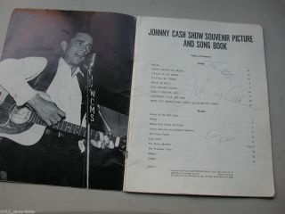 Autographs JOHNNY CASH ~ LUTHER PERKINS ~ JUNE MAYBELLE ANITA CARTER