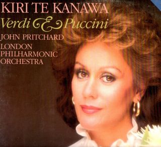 Kiri TE Kanawa Verdi Puccini LP 83 CBS Masterworks