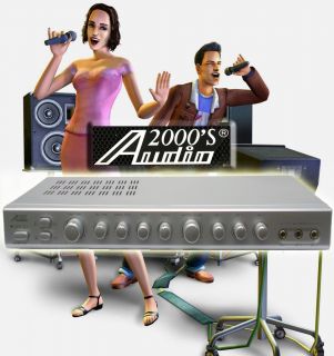 KARAOKE MIXER MICROPHONE ECHO DJ PA AUDIO2000 MIC NEW karaoke system