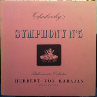 Karajan Tchaikovsky Symphony No 5 LP Mint Ang 35055 Vinyl Record UK