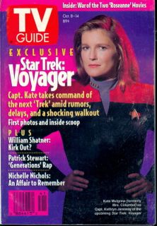 1994 TV Guide Kate Mulgrew Star Trek Voyager Captain