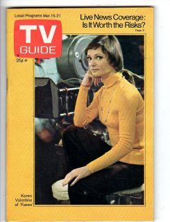 TV Guide March 1975 Karen Valentine The Hope Diamond