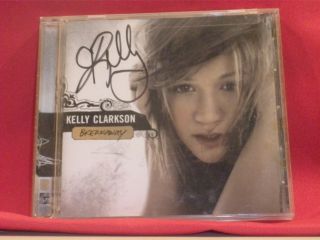 Kelly Clarkson breakaway Debut CD Promo Signed by The Artist Mint