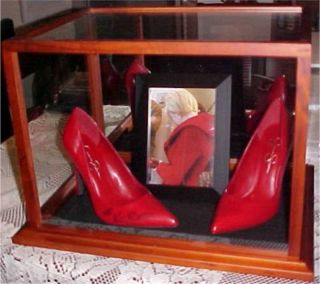 Kellie Pickler Red High Heels Shoe Signed COA w Case