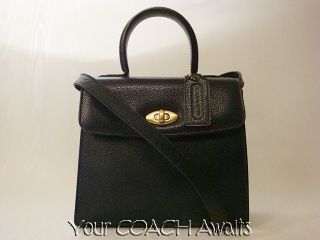 New Coach MADISON GRACIE BAG ~Classic NAVY BLUE Kelly Handbag Purse