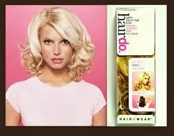 Hairdo clip in hair extensions Jessica Simpson Ken Paves 15 wavy