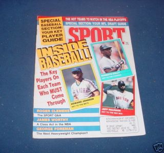 Sport Magazine May 1991 Roberto Kelly Howard Johnson
