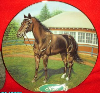 Danbury Mint Horse Plate Kelso Legendary Thoroughbreds RARE