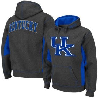 Kentucky Wildcats Turf Fleece Pullover Hoodie Charcoal Royal Blue