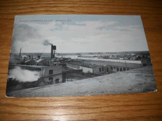 Postcard Rambler Auto Factory Kenosha Wis 1907