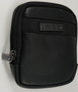 Tech Kenneth Cole Leather Camera Case Black