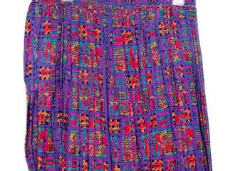 Skirt Ladies Sz 22W 22 w by Kenneth Mitchell Elastic Waist Muilt Color