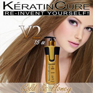 Brazilian Keratin Hair Treatment Straightener KC Gold