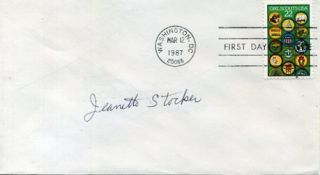 Jeanette Stocker AAGPBL Kenosha Comets Signed Autograph FDC