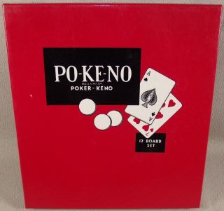 Pokeno Poker Keno Game EX Condition 100 Complete