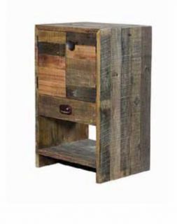 Kern Nightstand Table Bleached Reclaimed Pine Warehouse Special